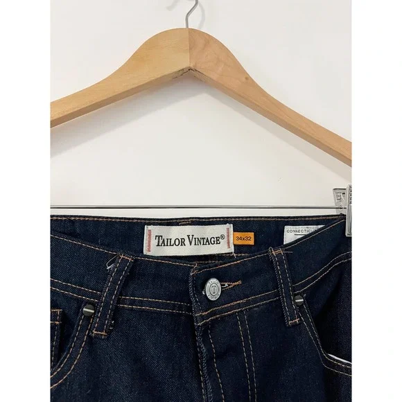 Tailor Vintage Connecticut ORIGINALS Canaan Slim Fit Stretch Waist Jeans 34x32